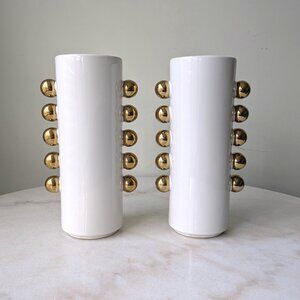 Maximalist Gold Ball Vase